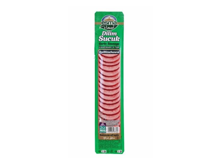 Esma Dilim sucuk garlic sausage 200g — Esma Dilim | TAZA Supermarché Halal Strasbourg