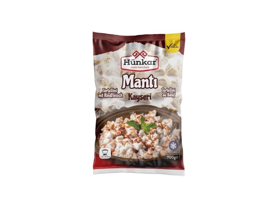 Manti de Kayseri au Bœuf Halal (Raviolis Turcs) — Hünkar | TAZA Supermarché Halal Strasbourg