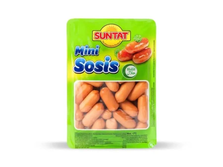 Mini saucisses halal de poulet et de dinde — suntat | TAZA Supermarché Halal Strasbourg