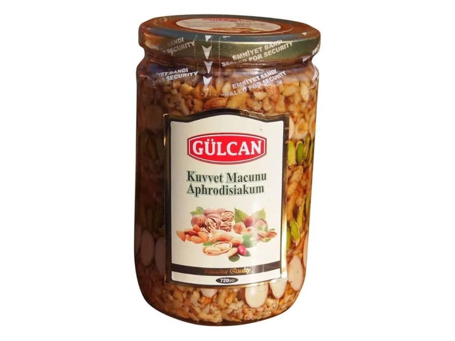 Pâte de fruits secs au miel Gülcan (Kuvvet Macunu) 720 g — GÜLCAN | TAZA Supermarché Halal Strasbourg