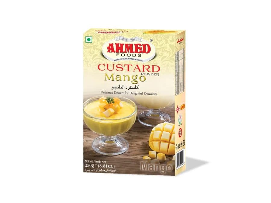 Poudre pour Crème Pâtissière à la Mangue Ahmed Foods — Ahmed Foods | TAZA Supermarché Halal Strasbourg