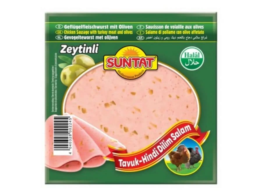 Saucisson de Volaille Halal aux Olives — Baktat | TAZA Supermarché Halal Strasbourg
