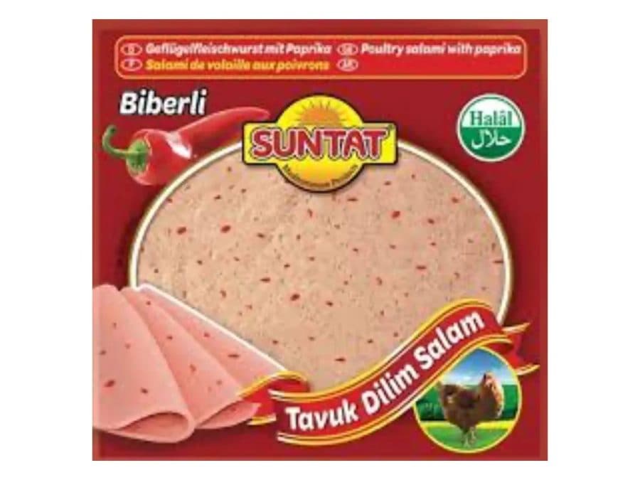 Saucisson de volaille halal aux poivrons — Baktat | TAZA Supermarché Halal Strasbourg