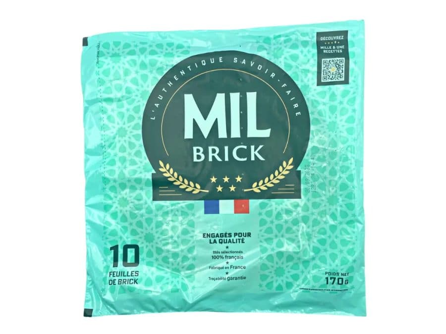 10 Feuilles de brick MIL 170 g — MIL | TAZA Supermarché Halal Strasbourg