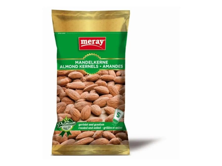 Amandes grillées et salées Meray — Meray | TAZA Supermarché Halal Strasbourg