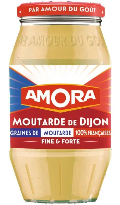 Amora Moutarde de Dijon Forte 200g — Amora | TAZA Supermarché Halal Strasbourg