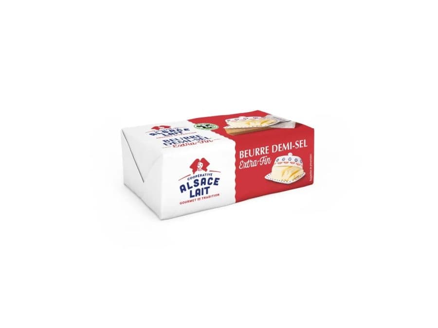 Beurre de Baratte d'Excellence Demi-Sel AOP — Échiré | TAZA Supermarché Halal Strasbourg