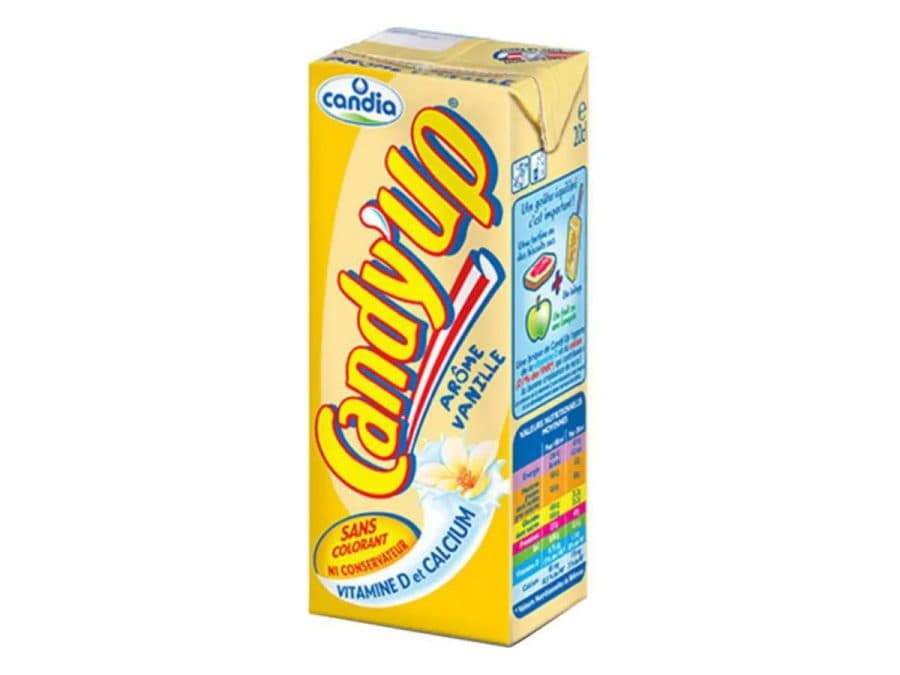 Boisson lactée Candy'Up saveur vanille — Candy'Up | TAZA Supermarché Halal Strasbourg