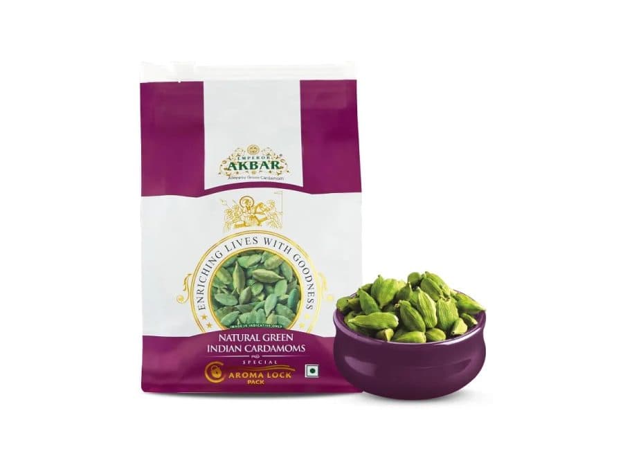 Cardamome Verte Entière d'Inde — Emperor Akbar | TAZA Supermarché Halal Strasbourg