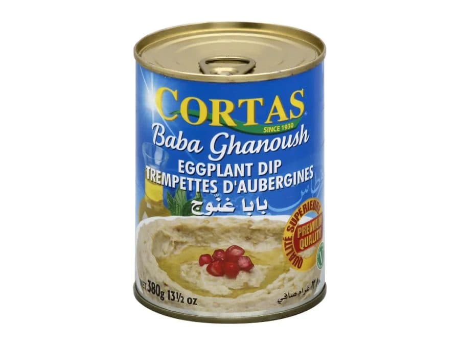 Caviar d'aubergines Baba Ghanoush Cortas — Cortas | TAZA Supermarché Halal Strasbourg