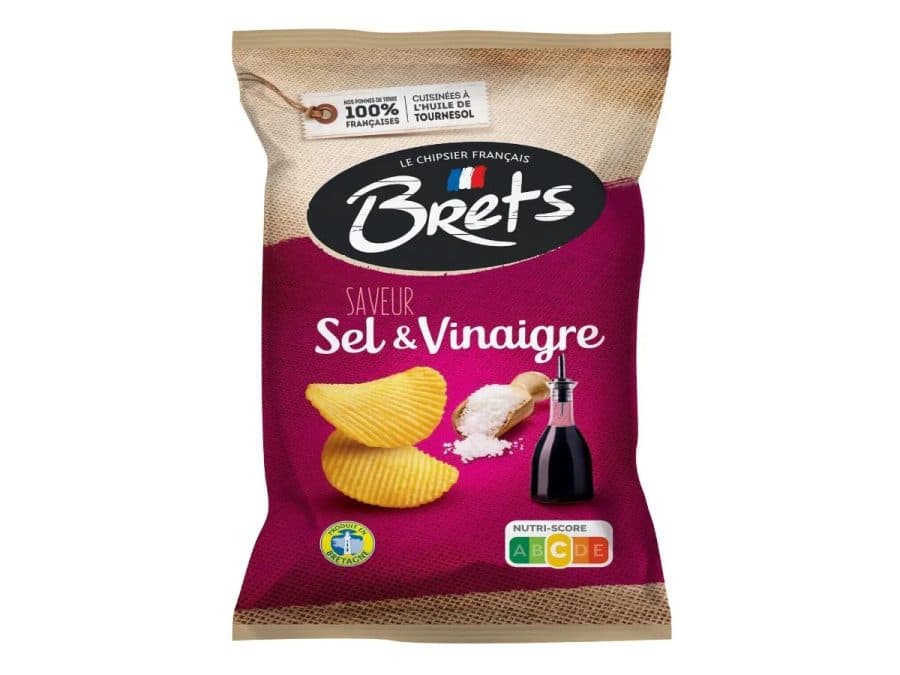 Chips Saveur Sel & Vinaigre — Brets | TAZA Supermarché Halal Strasbourg