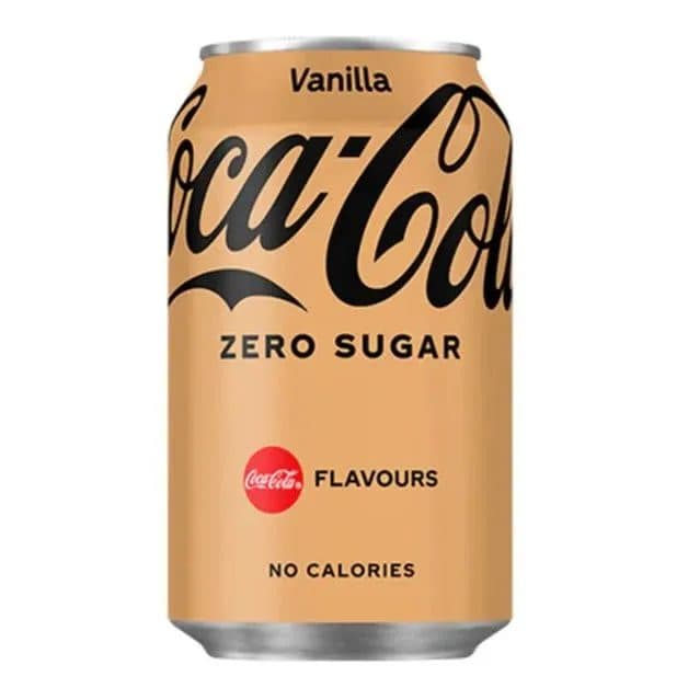 Coca-Cola Zéro Sucres Vanille 330ml Canette — Coca-Cola Zero Sugar | TAZA Supermarché Halal Strasbourg