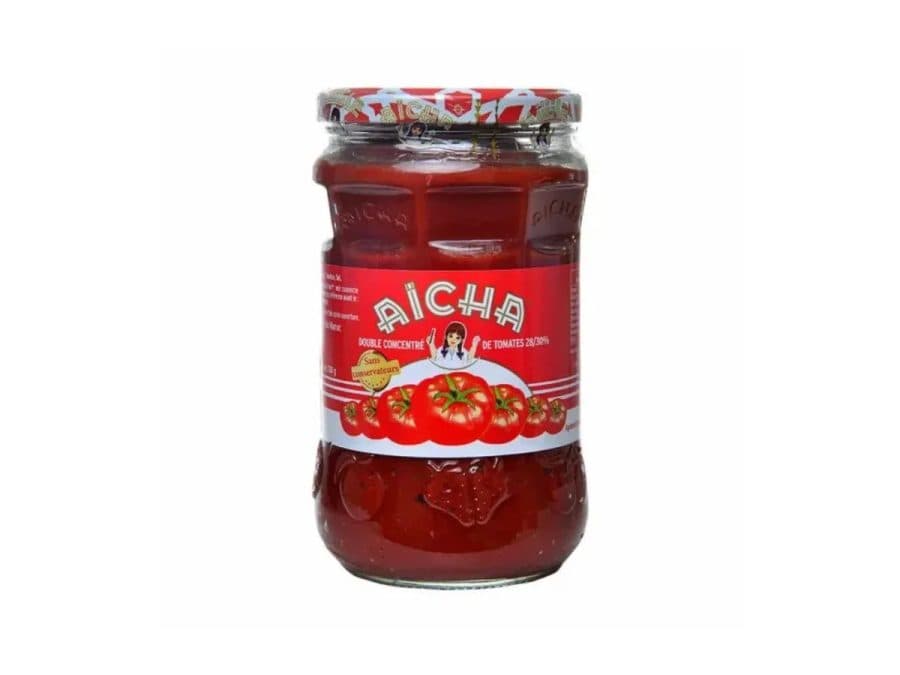 Concentré de tomates Aicha — Aicha | TAZA Supermarché Halal Strasbourg