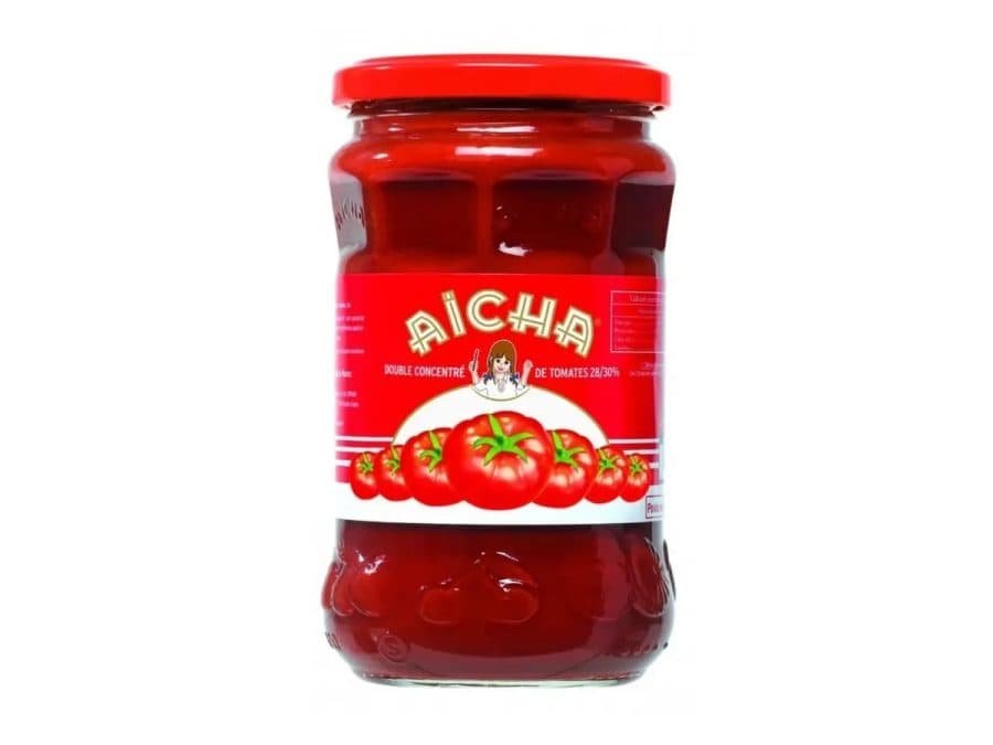 Double concentré de tomate — Aicha | TAZA Supermarché Halal Strasbourg