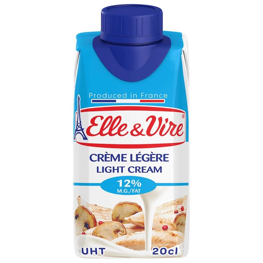 Elle & Vire Crème Fraîche Légère 15% 20cl — Elle & Vire | TAZA Supermarché Halal Strasbourg