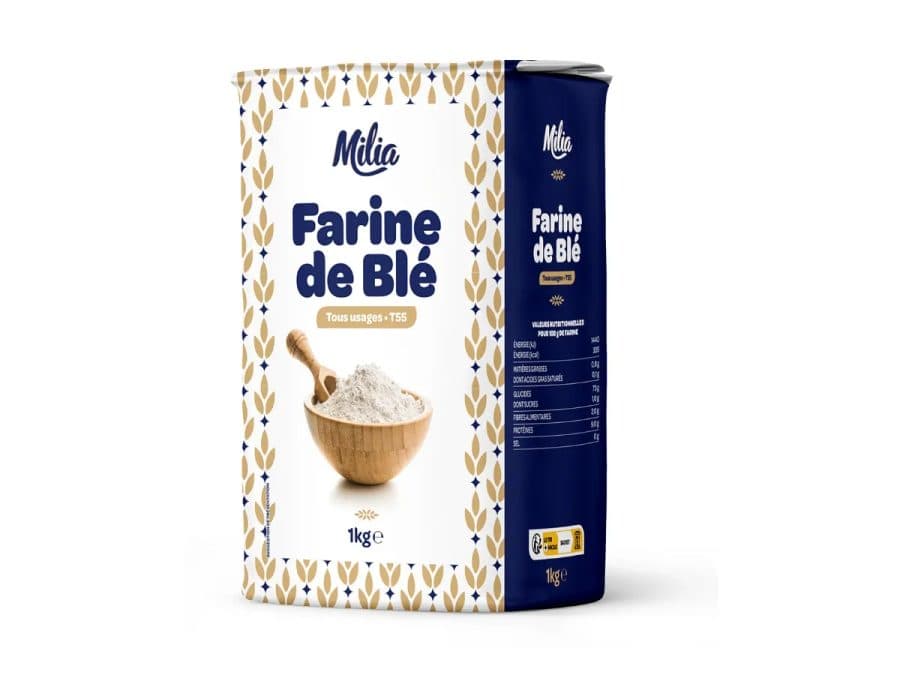 Farine de Blé 1kg Type 55 — Farine De Blé | TAZA Supermarché Halal Strasbourg