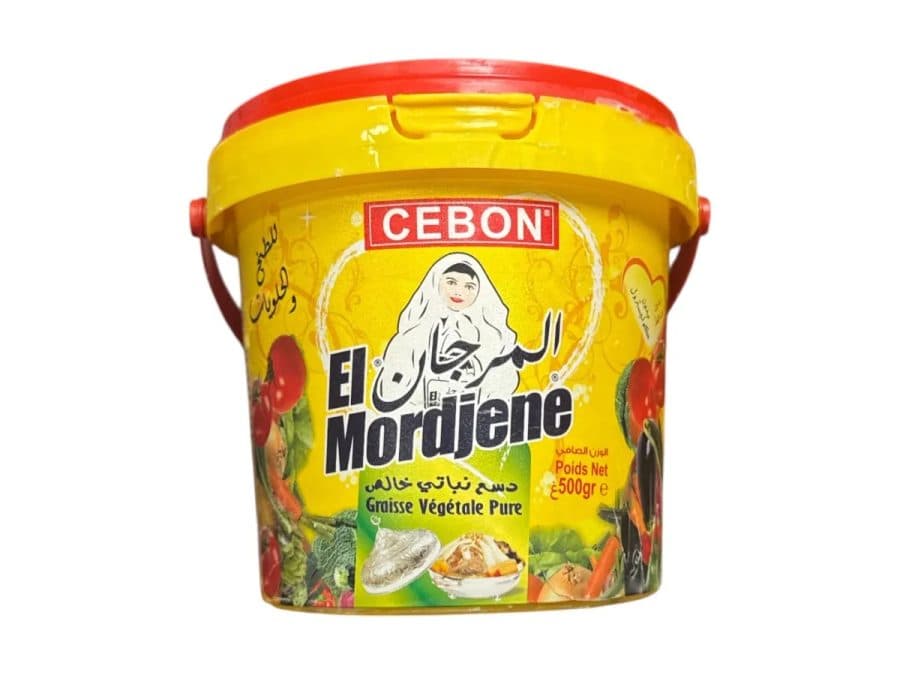 Graisse végétale pure El Mordjene Cebon 500 g — Cebon | TAZA Supermarché Halal Strasbourg
