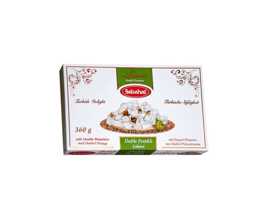 Loukoums aux Pistaches (Turkish Delight) — Sebahat | TAZA Supermarché Halal Strasbourg