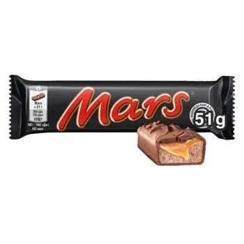 Mars Caramel Salé Barre 51g — Mars | TAZA Supermarché Halal Strasbourg