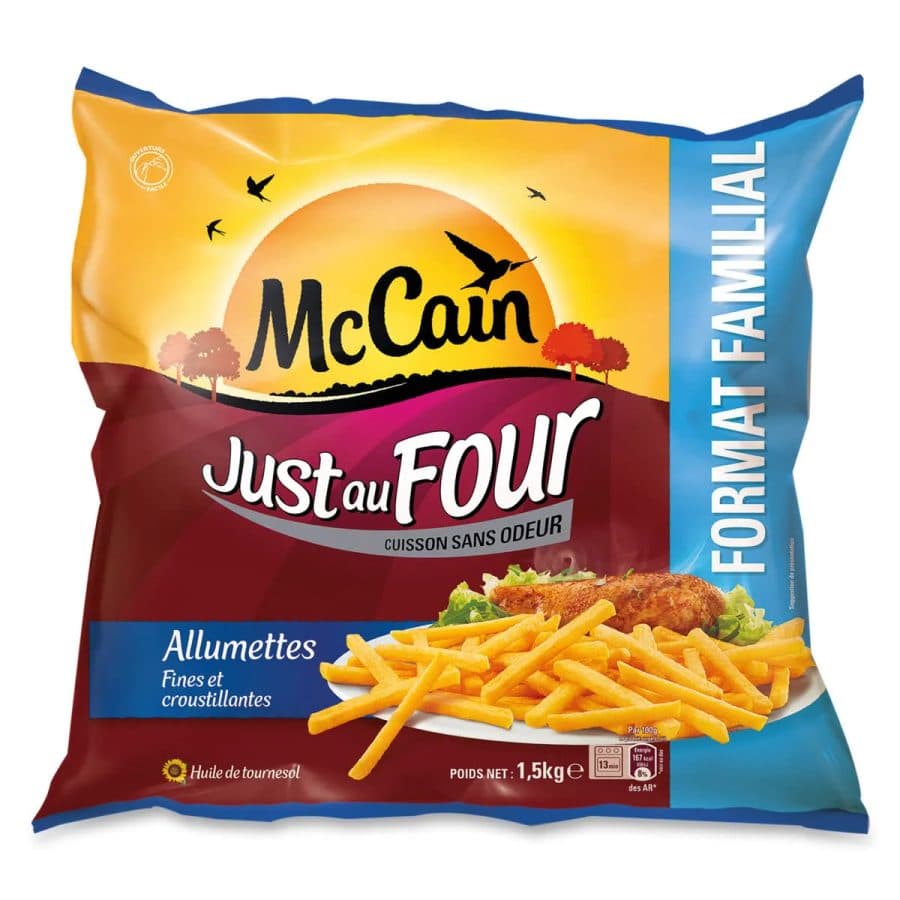 McCain Frites au Four 1,5kg — McCain | TAZA Supermarché Halal Strasbourg