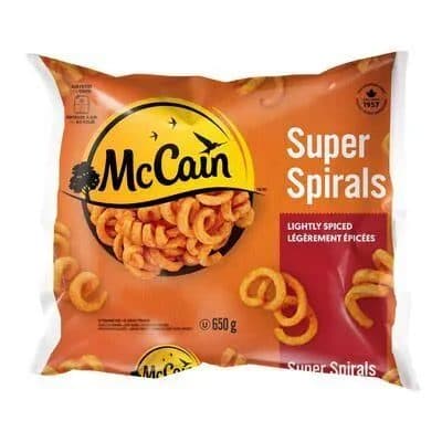 McCain Frites Spirales 650g — McCain | TAZA Supermarché Halal Strasbourg