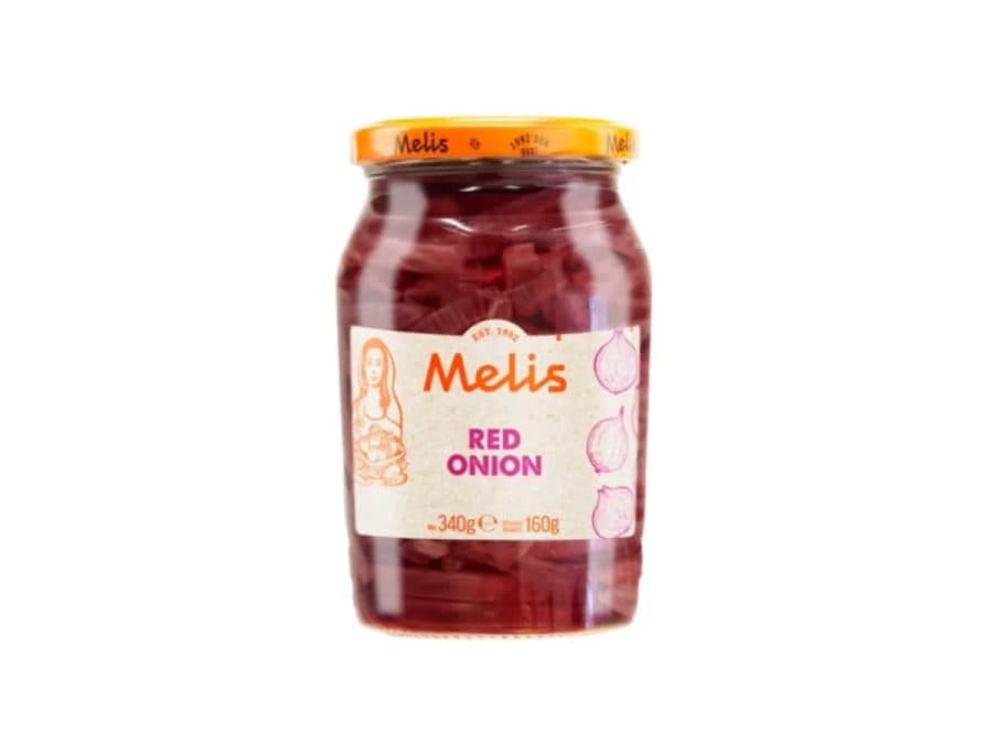 Oignons rouges au vinaigre Melis 340 g — Melis | TAZA Supermarché Halal Strasbourg