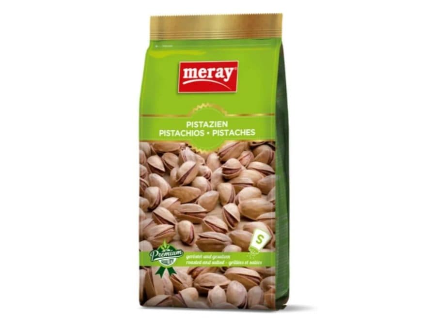 Pistaches grillées et salées — Meray | TAZA Supermarché Halal Strasbourg