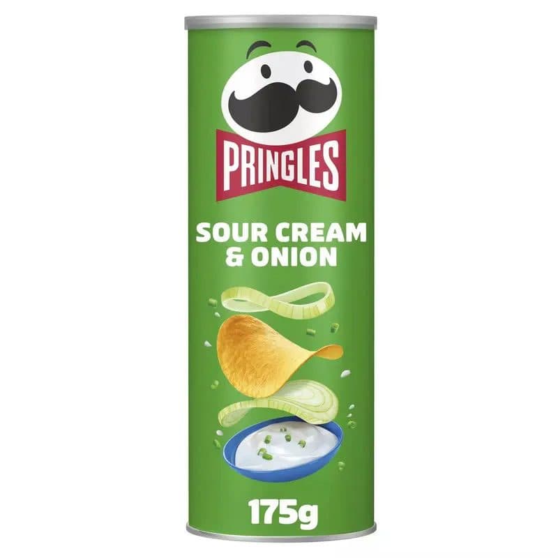 Pringles Crème & Oignon 165g — Pringles | TAZA Supermarché Halal Strasbourg