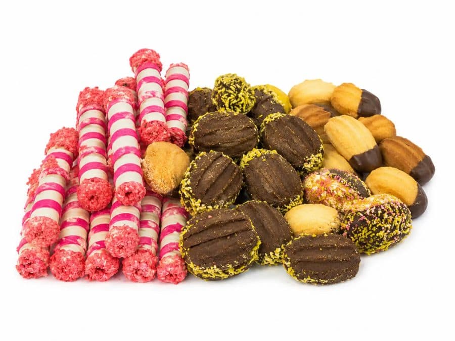 Roulés roses & biscuits chocolat-pistache — TAZA | TAZA Supermarché Halal Strasbourg