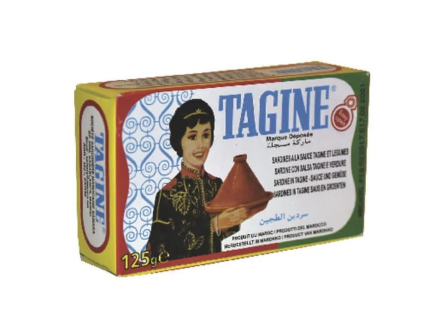 Sardines à l'huile de soja aux légumes, piment et épices — Tagine | TAZA Supermarché Halal Strasbourg
