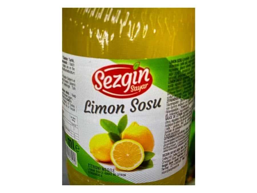 Sauce de Citron (Limon Sosu) — Sezgin Saray | TAZA Supermarché Halal Strasbourg