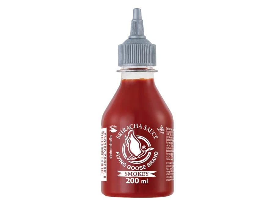 Sauce Pimentée Sriracha au Poivre Noir — Flying Goose Brand | TAZA Supermarché Halal Strasbourg