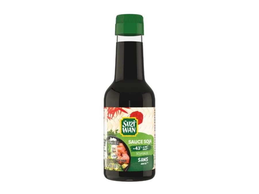 Sauce Soja Suzi Wan -43% de Sel — Suzi Wan | TAZA Supermarché Halal Strasbourg