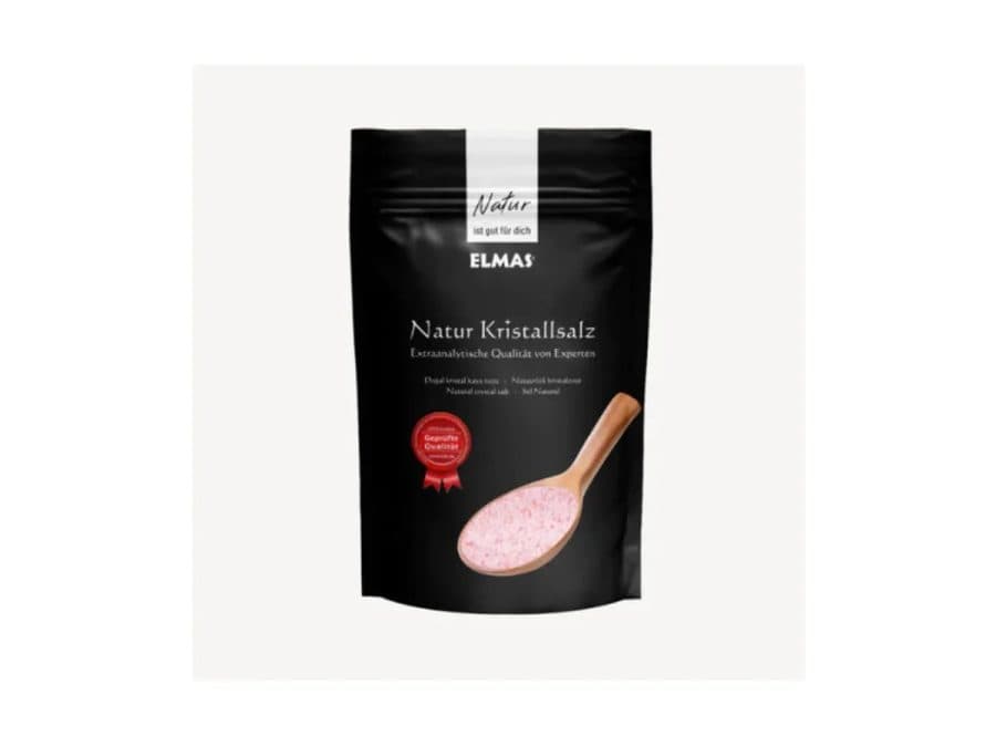Sel de Cristal Naturel de l'Himalaya Fin (Natur Kristallsalz) — ELMAS | TAZA Supermarché Halal Strasbourg
