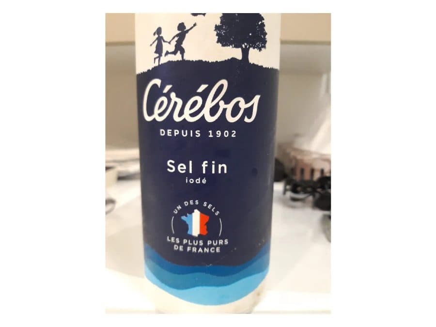 Sel fin iodé — Cerebos | TAZA Supermarché Halal Strasbourg
