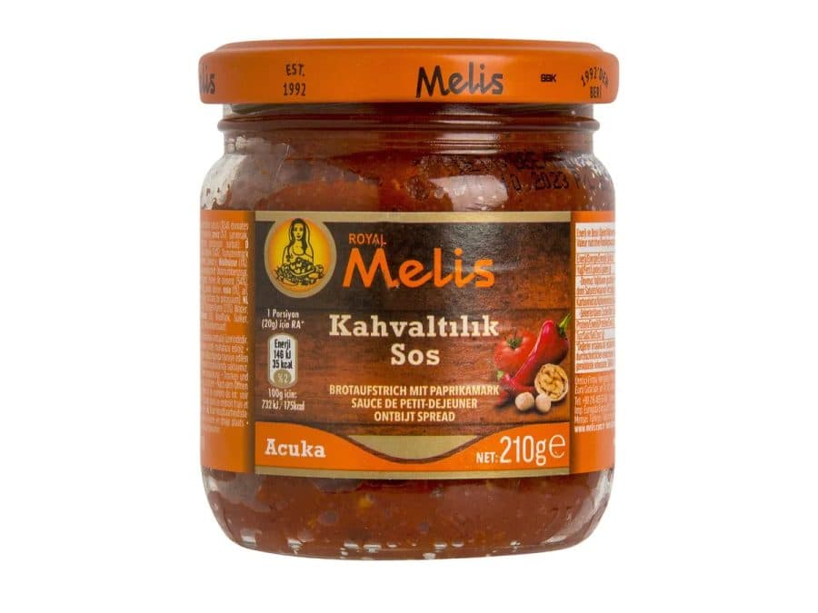Tartinade de paprika pour petit-déjeuner Melis (Kahvaltilik Sos) — Melis | TAZA Supermarché Halal Strasbourg
