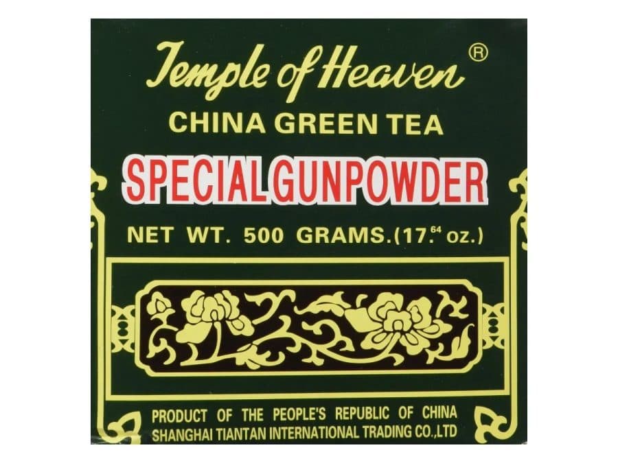 Thé vert spécial gunpowder Temple of China — Temple of China | TAZA Supermarché Halal Strasbourg