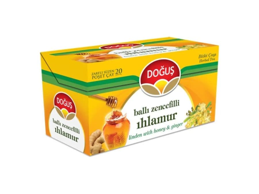 Tisane Tilleul, Gingembre et Miel (Ball Zencefilli Ihlamur) — dogus | TAZA Supermarché Halal Strasbourg
