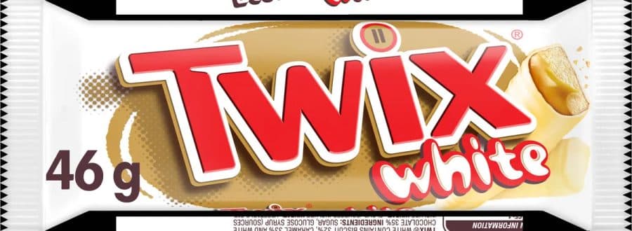 Twix Chocolat Blanc Barre 46g — Twix | TAZA Supermarché Halal Strasbourg
